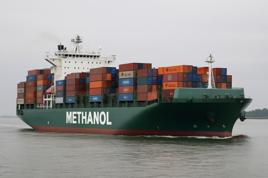 Tsuneishi Shipbuilding Delivers Third Methanol Dual-Fuel Boxship