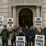 Lloyd's Register Pensioners Protest Over Lost Benefits in London