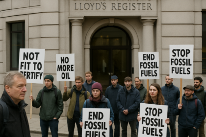 Lloyd's Register Pensioners Protest Over Lost Benefits in London