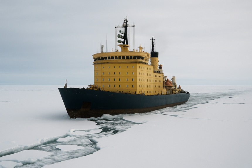 South Korea's Icebreaker Araon Begins Arctic Expedition for Shipping Data