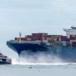 Cargo Ship Disabled After Projectile Strike in Strait of Hormuz