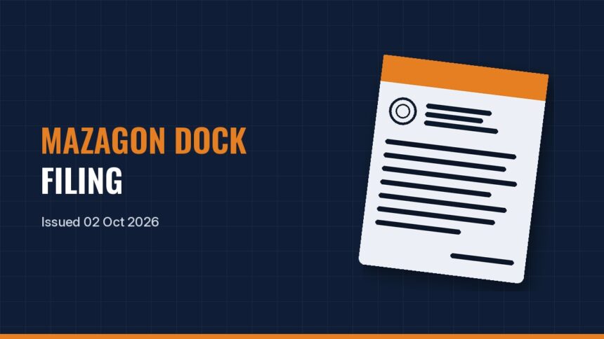 Mazagon Dock Shipbuilders shifts focus to Dighi and Dugarajapatnam projects, not Thoothukudi