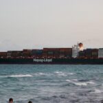 M/V Espírito Santo Express Ablaze 975 NM from Tristan da Cunha