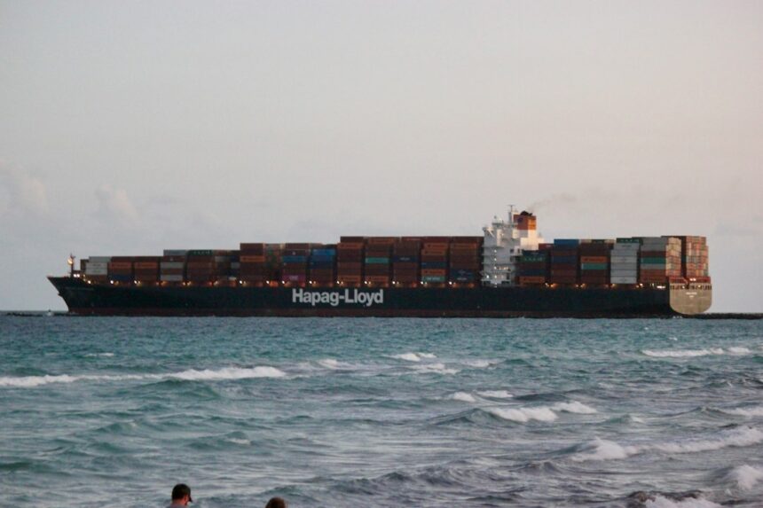 M/V Espírito Santo Express Ablaze 975 NM from Tristan da Cunha